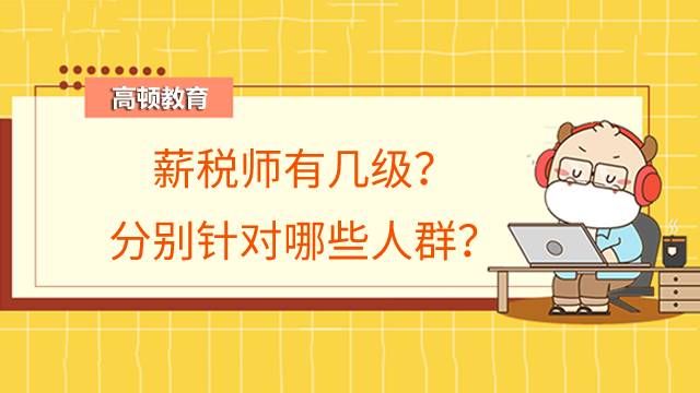 薪税师有几级？分别针对哪些人群？